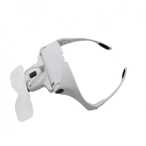 5 Lens 1.0x3.5x, 2led Işıklı Ile Ayarlanabilir Gözlük Büyüteç9892b2