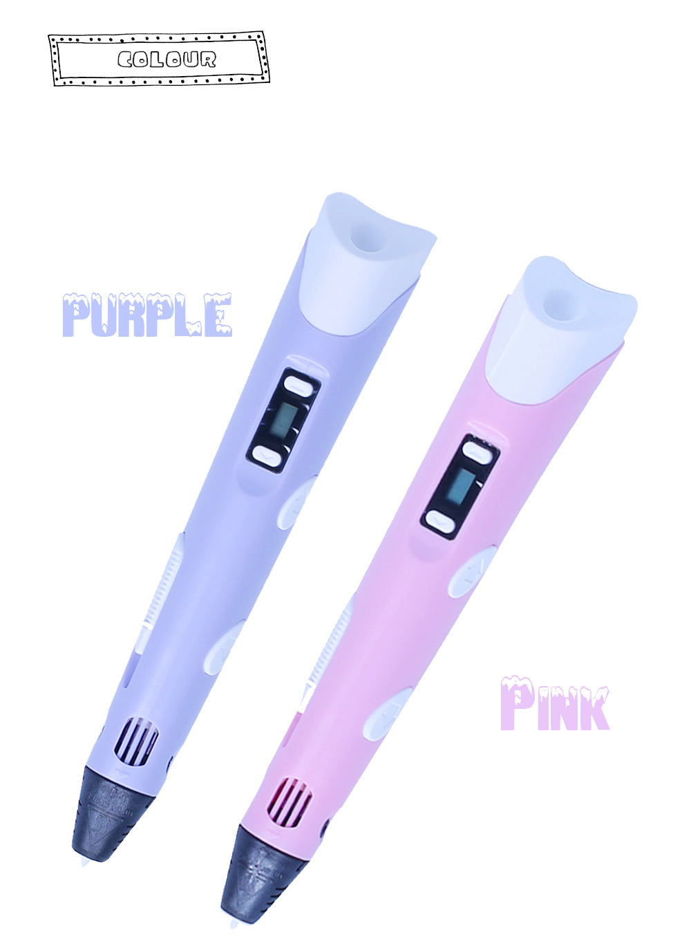 3D baskı kalemi 3D kalem iki nesil grafiti 3D stereoskopik boya fırçası çocuk