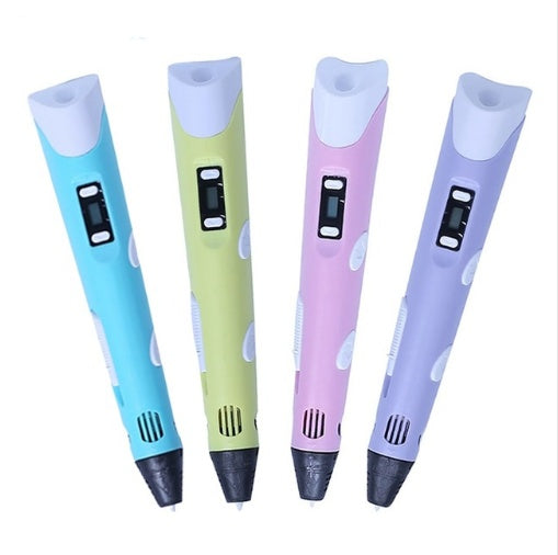 3D baskı kalemi 3D kalem iki nesil grafiti 3D stereoskopik boya fırçası çocuk