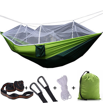 Sivrisinek Ağlı Hamak Açık Hava Tekli Çiftli Paraşüt Kumaşlı Ultra Hafif Hamak