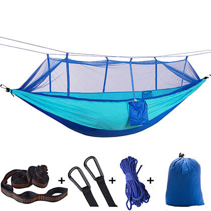 Sivrisinek Ağlı Hamak Açık Hava Tekli Çiftli Paraşüt Kumaşlı Ultra Hafif Hamak
