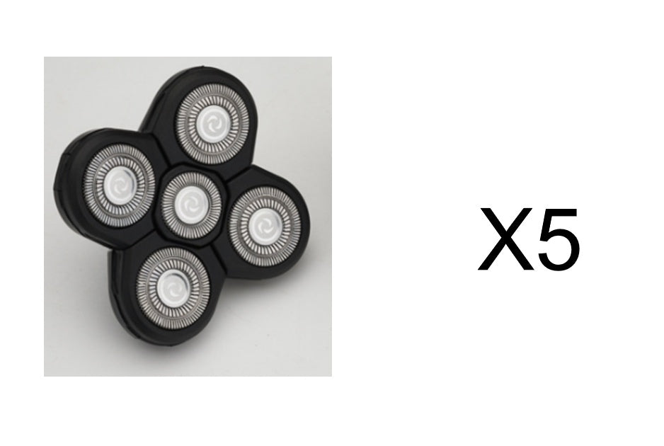 5'i 1 Arada Çok İşlevli Elektrikli Tıraş Makinesi, Erkekler İçin 5 Bıçaklı Tıraş Makinesi, Tıraşlı Kafa, Şarj Edilebilir Tıraş Makinesi, Sakal Burun Kılı Düzeltici