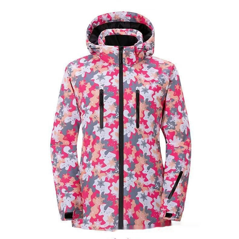 Erkekler ve Kadınlar İçin Su Geçirmez ve Kalınlaştırılmış Kış Kayak Montları