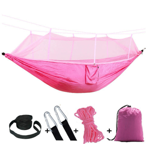 Sivrisinek Ağlı Hamak Açık Hava Tekli Çiftli Paraşüt Kumaşlı Ultra Hafif Hamak
