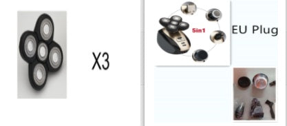 5'i 1 Arada Çok İşlevli Elektrikli Tıraş Makinesi, Erkekler İçin 5 Bıçaklı Tıraş Makinesi, Tıraşlı Kafa, Şarj Edilebilir Tıraş Makinesi, Sakal Burun Kılı Düzeltici