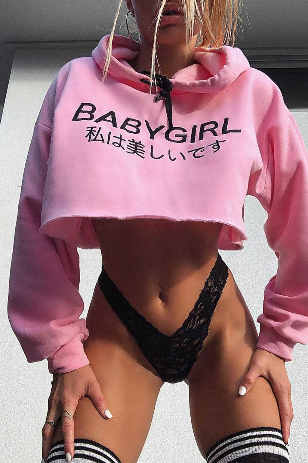 Kadın Siyah Dantel Tanga Külot