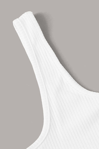 Kadın Siyah Şortlu Beyaz Croplu Gecelik Takımı