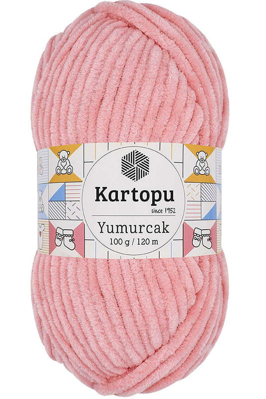 Yumurcak Kadife El Örgü İpi Pudra K777