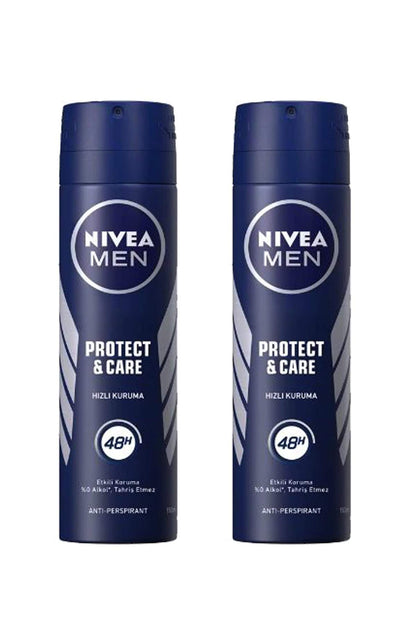 2 Adet Men Protect&Care Erkek Sprey Deodorant 150 ML