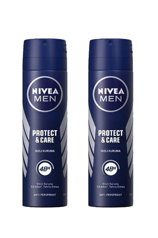 2 Adet Men Protect&Care Erkek Sprey Deodorant 150 ML