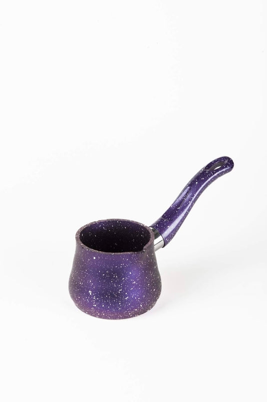 Granit Döküm Kalın Cezve Kahve Süt Sos Hazırlama 0.30 lt Yuvarlak 8x7 cm