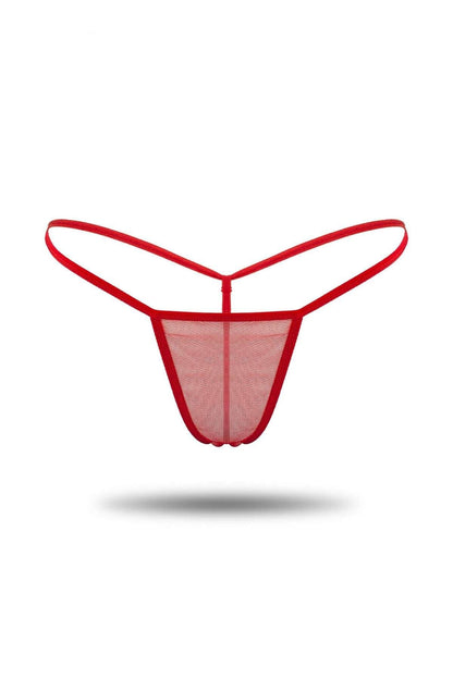 Kırmızı Tül Tanga