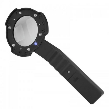 7 Led Aydınlatma,fener,pusula,4x Büyütme Okuma Büyüteç Th600557