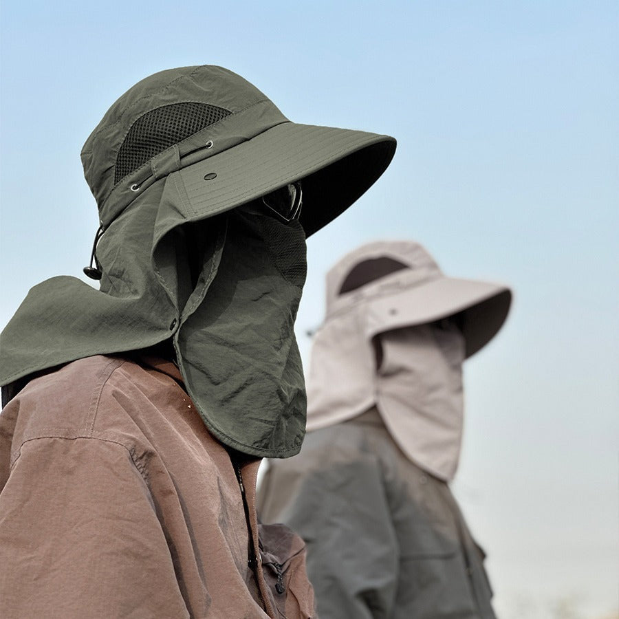 Açık Hava Balıkçılık Şapkası Koruma Kovası Şapka UV Korumalı Güneş Şapkası