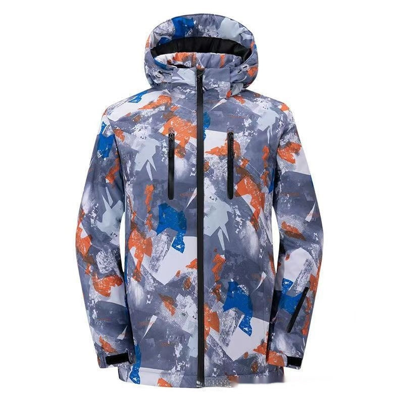 Erkekler ve Kadınlar İçin Su Geçirmez ve Kalınlaştırılmış Kış Kayak Montları