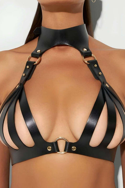 Siyah Özel Bölgesi Açık Harness Takım GD-2189