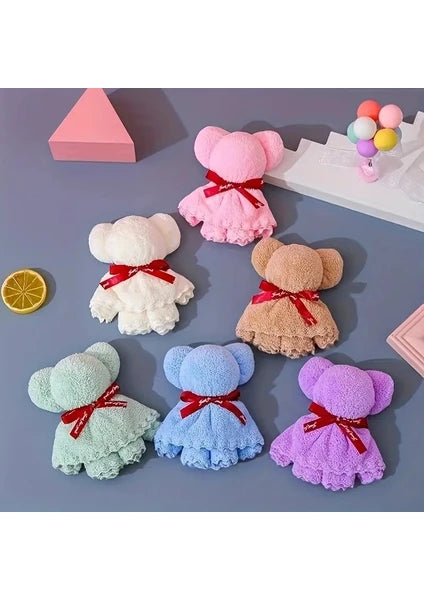 Sevimli Ayı Havlu  (Özel Çantası Hediye)TEK ADET