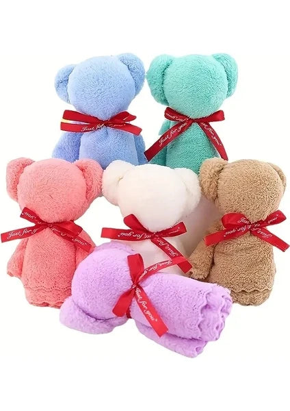 Sevimli Ayı Havlu  (Özel Çantası Hediye)TEK ADET