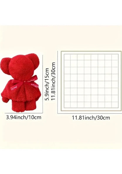 Sevimli Ayı Havlu  (Özel Çantası Hediye)TEK ADET