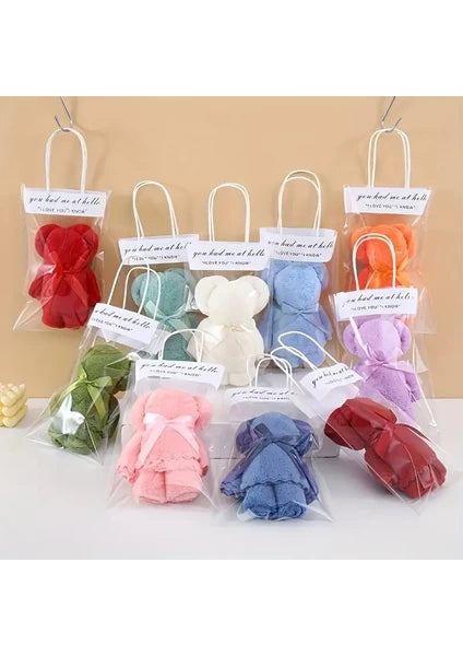 Sevimli Ayı Havlu  (Özel Çantası Hediye)TEK ADET