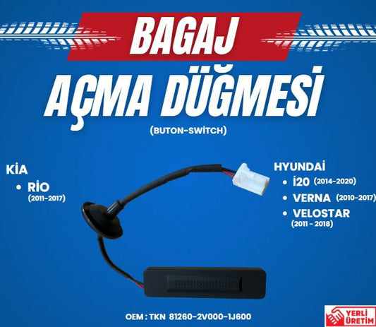 Hyundai Kia Bagaj Açma Butonu