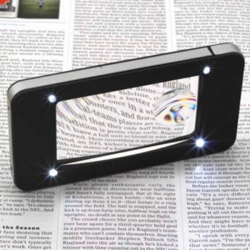 İphone Şekli Led Işıkları Ile Led Aydınlatmalı,3x5x,okuma Büyüteç