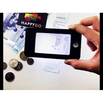 İphone Şekli Led Işıkları Ile Led Aydınlatmalı,3x5x,okuma Büyüteç