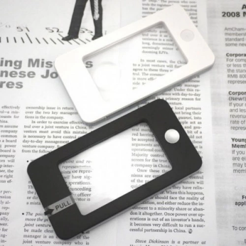 İphone Şekli Led Işıkları Ile Led Aydınlatmalı,3x5x,okuma Büyüteç